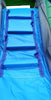 Image of Kids Tropical Red Marble Water Slide Bounce House Combo with Blower
