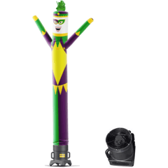Look Our Way 10 Feet Air Dancer 10 Foot Jester Mardis Gras style themed Inflatable Air Dancer with Blower by Look Our Way 10M0120044 10 ft Jester Mardis Gras style themed Inflatable Air Dancer w/ Blower