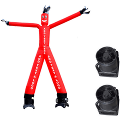 Look Our Way air dancers 14 Foot Custom Two Legged Air Dancers Inflatable Tube Man with Blower by Look Our Way 10M16FTCUS 14 Foot Custom Two Legged Air Dancers Inflatable Tube Man with Blower