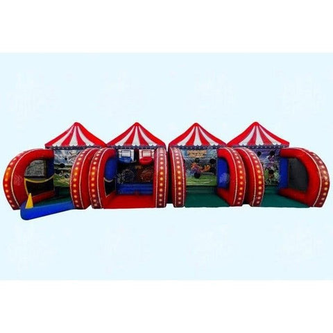 Magic Jump Inflatable Bouncers 10'H Carnival Game - Football by Magic Jump 781880257707 12926c 10'H Carnival Game - Football by Magic Jump SKU#12926c