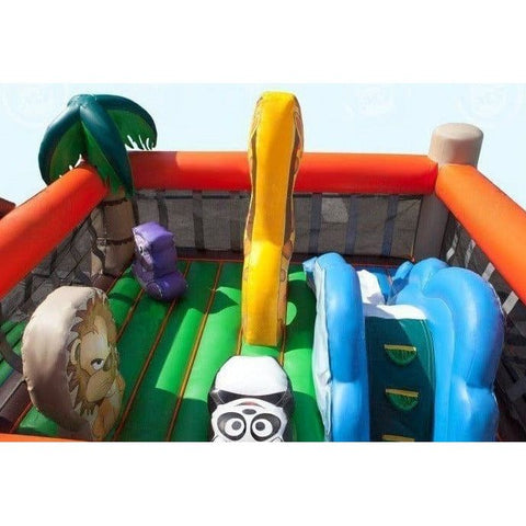 Magic Jump Inflatable Bouncers 10'H Inflatable Zoo by Magic Jump 10'H Kids Gran Turismo by Magic Jump SKU# 12329c