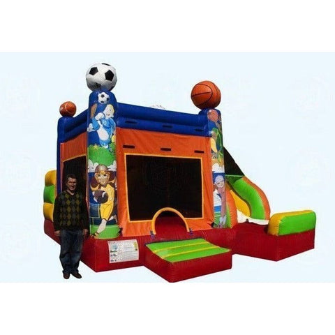 Magic Jump Inflatable Bouncers 11'H Fun Sports Combo by Magic Jump 781880222026 15937s 11'H Fun Sports Combo by Magic Jump SKU# 15937s