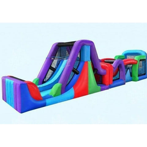Magic Jump Inflatable Bouncers 13'H 50 Fun Obstacle Course Wet or Dry by Magic Jump 781880229087 92641f 13'H 50 Fun Obstacle Course Wet or Dry by Magic Jump SKU# 92641f