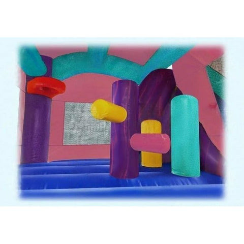 Magic Jump Inflatable Bouncers 13'H 6 in 1 Princess Combo Wet or Dry by Magic Jump 13'H 6 in 1 Princess Combo Wet or Dry by Magic Jump SKU# 34186p