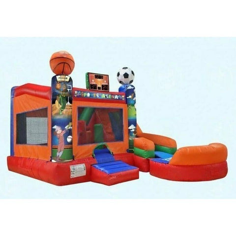 Magic Jump Inflatable Bouncers 13'H 6 in 1 Sports Combo Wet or Dry by Magic Jump 13'H 6 in 1 Sports Combo Wet or Dry by Magic Jump SKU# 37188s