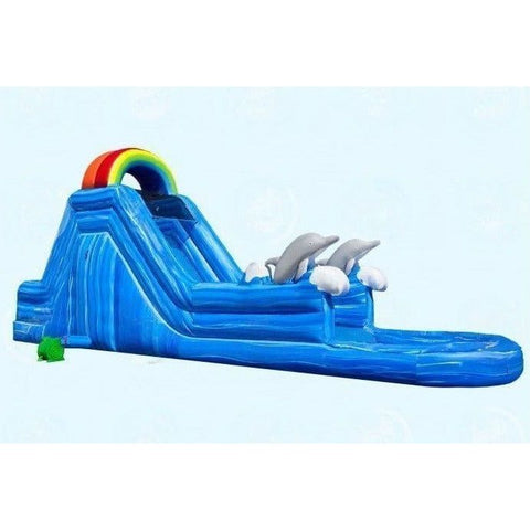 Magic Jump Inflatable Bouncers 14'H Dolphin Water Slide by Magic Jump 14'H Tropical Water Slide by Magic Jump SKU# 10136t