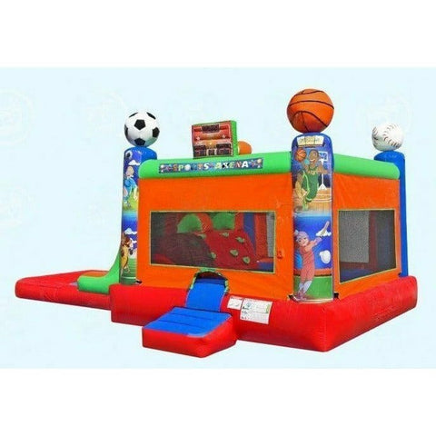 Magic Jump Inflatable Bouncers 14'H Dual Sports Wet or Dry by Magic Jump 14'H Dual Sports Wet or Dry by Magic Jump SKU# 23200c