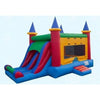 Image of Magic Jump Inflatable Bouncers 15'H Dual Castle Combo by Magic Jump 15'H Dual Princess Castle by Magic Jump SKU# 15651p