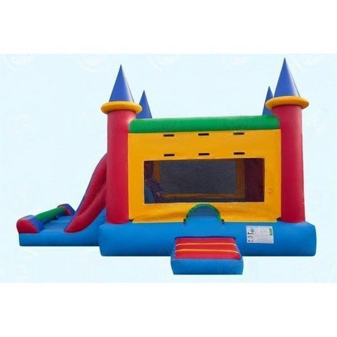 Magic Jump Inflatable Bouncers 15'H Dual Castle Combo by Magic Jump 15'H Dual Princess Castle by Magic Jump SKU# 15651p