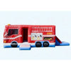 Image of Magic Jump Inflatable Bouncers 9'6"H Fire Truck Combo by Magic Jump 10'H Kids Gran Turismo by Magic Jump SKU# 12329c