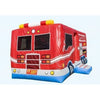 Image of Magic Jump Inflatable Bouncers 9'6"H Fire Truck Combo by Magic Jump 10'H Kids Gran Turismo by Magic Jump SKU# 12329c