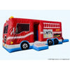 Image of Magic Jump Inflatable Bouncers 9'6"H Fire Truck Combo by Magic Jump 10'H Kids Gran Turismo by Magic Jump SKU# 12329c