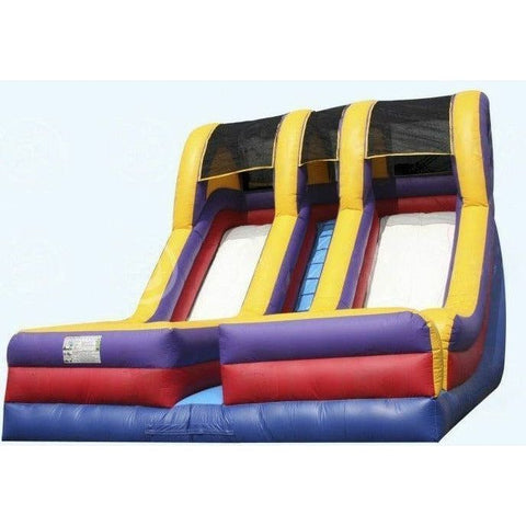 Magic Jump Water Parks & Slides 18'H Double Lane Slide by Magic Jump 781880227106 18418s 18'H Double Lane Slide by Magic Jump SKU#  18418s