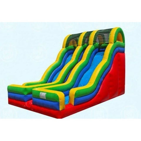 Magic Jump Water Parks & Slides 20'H Wavy Double Lane Slide by Magic Jump 781880227120 20687s 20'H Wavy Double Lane Slide by Magic Jump SKU# 20687s