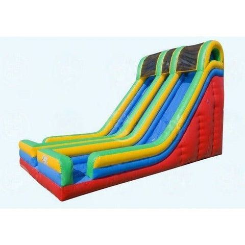 Magic Jump Water Parks & Slides 24'H Double Lane Slide by Magic Jump 781880227168 24765s 24'H Double Lane Slide by Magic Jump SKU# 24765s