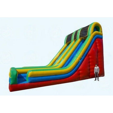 Magic Jump Water Parks & Slides 24'H Double Lane Slide by Magic Jump 781880227168 24765s 24'H Double Lane Slide by Magic Jump SKU# 24765s