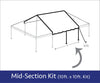 Image of 10' x 10' Single Tube Sectional West Coast Frame Tent Mid Section Extender Kit