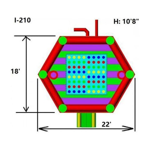 11'H OctoDome 5-n-1 by MoonWalk USA SKU# I-210