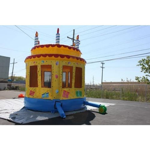 Moonwalk USA Commercial Bouncers 15'H Birthday Cake Bouncer by MoonWalk USA 15'H Birthday Cake Bouncer by MoonWalk USA SKU# B-109WLG
