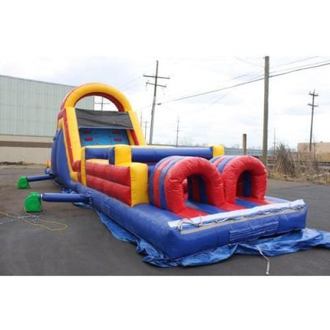 12'H 45'L Obstacle Course Wet n Dry by MoonWalk USA (Red) SKU# O-124-R