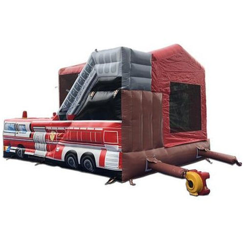 Moonwalk USA Obstacle Course 14' H FIRE STATION COMBO WET N DRY by MoonWalk USA