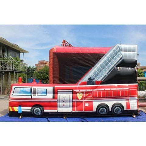 Moonwalk USA Obstacle Course 14' H FIRE STATION COMBO WET N DRY by MoonWalk USA