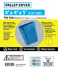 Image of 4' x 4' x 5' Blue Pallet Cover Tarp