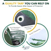Image of 12' x 16' Deluxe Water Resistant Heavy Duty Poly Tarp Cover