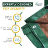 Image of 10' x 12' Deluxe Water Resistant Heavy Duty Poly Tarp Cover