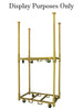 Image of Rolling Tables and Chair Storage Cart - 66" Legs