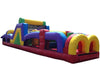 Image of 40' Retro Inflatable Obstacle Course with Blower