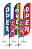 Image of Open Feather Flag
