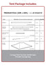 Image of 30' x 40' Premium Pole Party Tent - White