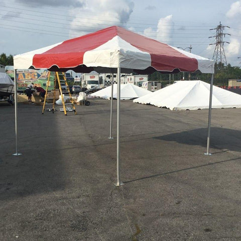 Party Tents Canopy Tents & Pergolas 10' x 10' Red West Coast Frame Party Tent by Party Tents 754972307604 3689 10' x 10' Red West Coast Frame Party Tent by Party Tents SKU# 3689