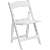 Image of Party Tents Canopy Tents & Pergolas 18" White Resin Folding Chairs by Party Tents