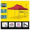 Image of Party Tents Direct Canopies & Gazebos 10' x 20' Red 50mm Speedy Pop-up Party Tent by Party Tents 754972337663 4577 10' x 20' Red 50mm Speedy Pop-up Party Tent by Party Tents SKU# 4577
