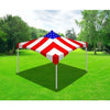 Image of Party Tents Direct Canopies & Gazebos 15' x 15' Red, White and Blue High Peak Frame Party Tent by Party Tents 754972379502 5589 15' x 15' Red, White and Blue High Peak Frame Party Tent Party Tents