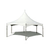 Image of Party Tents Direct Canopies & Gazebos 20' White Hexagon High Peak Frame Party Tent by Party Tents