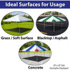 Image of Party Tents Direct Canopies & Gazebos 20' x 100' Sectional Single Tube West Coast Frame Party Tent by Party Tents 10'x60' Sectional Single Tube West Coast Frame Canopy Tent Party Tents
