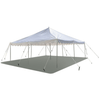 Image of Party Tents Direct Canopies & Gazebos 20' x 20' White Economy Pole Canopy Tent with Sidewalls by Party Tents 754972377041 8079