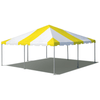 Image of Party Tents Direct Canopies & Gazebos 20' x 20' Yellow and White West Coast Frame Party Tent by Party Tents 754972307826 3981