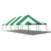 Image of Party Tents Direct Canopies & Gazebos 20' x 40' Green and White Premium Canopy Pole Party Tent by Party Tents 754972307437 3705 20' x 40' Green & White Premium Canopy Pole Party Tent by Party Tents