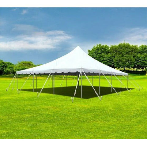 Party Tents Direct Canopies & Gazebos 30' x 40' Premium Sectional Canopy Pole Party Tent - White by Party Tents 754972296182 545-tent 30' x 40' Premium Sectional Canopy Pole Party Tent - White SKU# 545