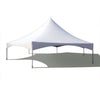 Image of Party Tents Direct Canopies & Gazebos 40' White Hexagon High Peak Frame Party Tent by Party Tents 15' x 15' Red, White and Blue High Peak Frame Party Tent Party Tents