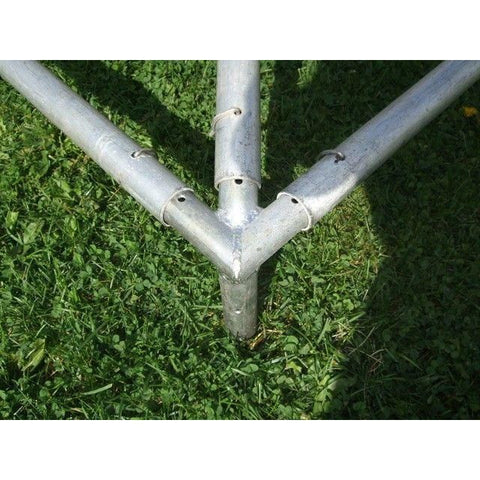 Party Tents Direct Canopy Tents & Pergolas 10' x 10' Yellow & White West Coast Frame Party Tent by Party Tents 754972307628 3691