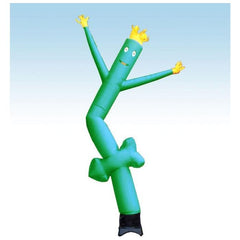 12' Green Arrow Fly Guy Inflatable Tube Man with Blower by Party Tents