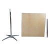 Image of Party Tents Direct Folding Chairs & Stools 36" 2 pack Square Adjustable Height Cocktail Bistro Table by Party Tents 30" 2 Pack Square Adjustable Height Cocktail Bistro Table Party Tents