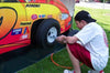 Image of Tire Change Challenge Interactive Carnival Frame Game, Race Car