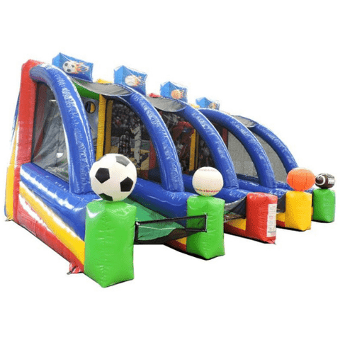 POGO Big Games 4-in-1 Inflatable Interactive Sports Game with Blower by POGO 754972330770 3301 4-in-1 Inflatable Interactive Sports Game with Blower SKU# 3301