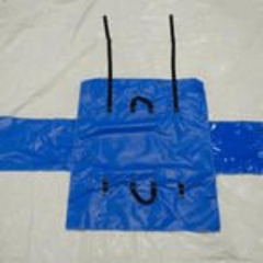 Clear PVC Zorb Ball with Single Hole by POGO